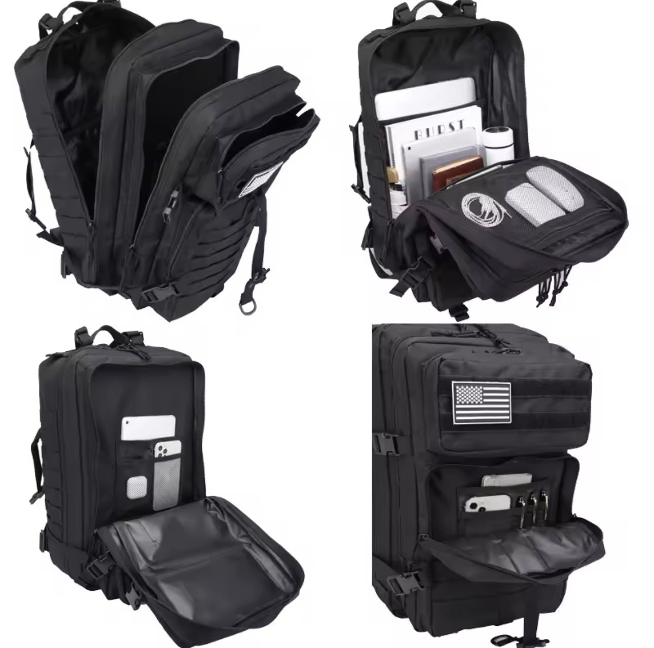 MOCHILA IMPERMEABLE TACTICA 50 L MILITAR