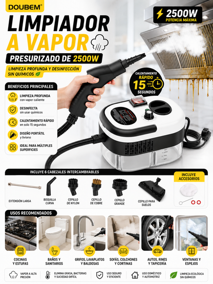 LIMPIADOR A VAPOR PORTATIL